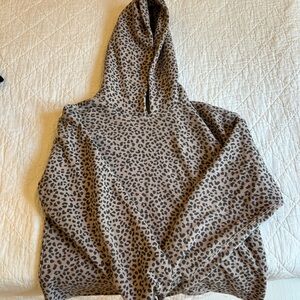 Abercrombie & Fitch Leopard  Print Hoodie